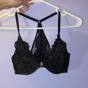 Black lace Victoria secret bralette